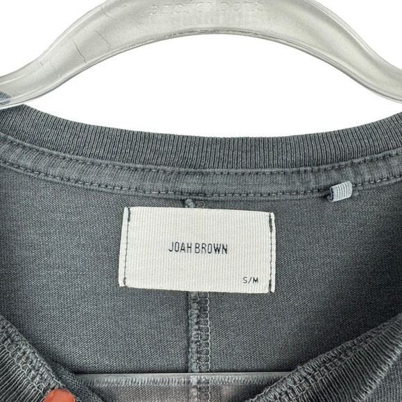 JOAH BROWN Oversized Vintage Tee Washed Black Baggy Boyfriend Slouchy Small/Med - Picture 4 of 11